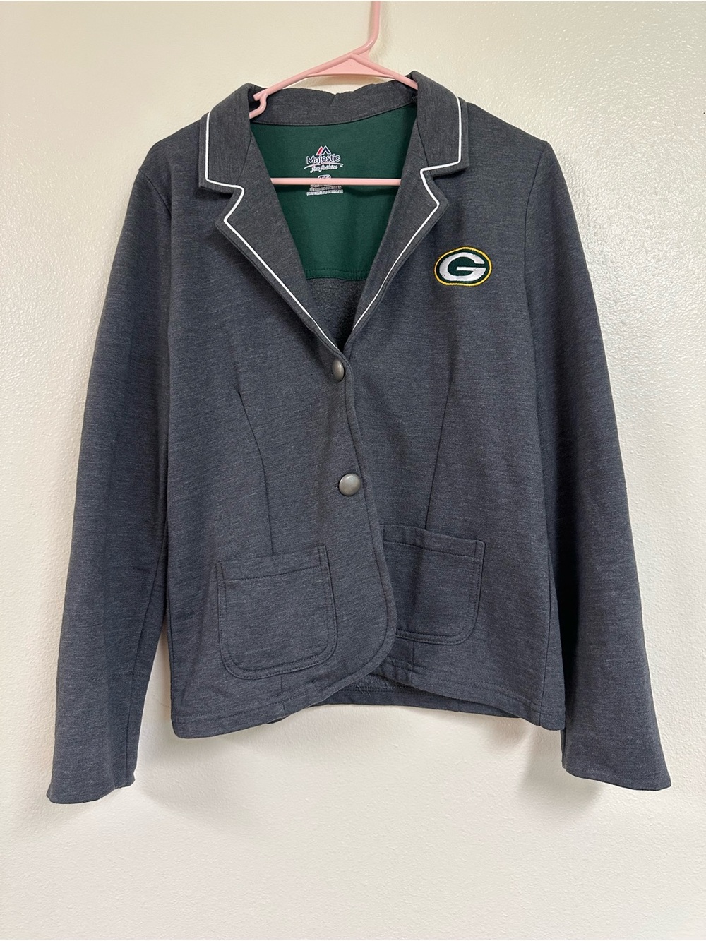 Majestic Fan Fashion Green Bay Packers Blazer Jacket